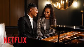 Michelle Obama amp Jon Batiste Play The Piano  American Symphony  Netflix [upl. by Fulvia]