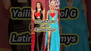 Yailin y Karol G en los Latin Grammys karolg yailin [upl. by Lothair229]