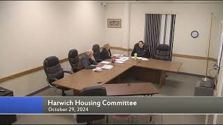 Harwich Housing Committee Meeting October 29 2023 [upl. by Arytal]