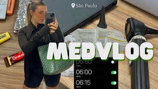 MEDVLOG 6h00h  rotina PRODUTIVA amp AGITADA de uma estudante de medicina e atleta  produtividade [upl. by Nicoline712]