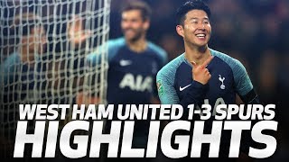 HIGHLIGHTS  West Ham United 13 Spurs Carabao Cup Fourth Round [upl. by Canale]