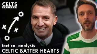 BEST PERFORMANCE YET Celtic v Hearts Analysis [upl. by Namreg998]