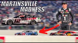 Chaos Reigns Supreme at Martinsville Cup Race  My View [upl. by Zilevi724]