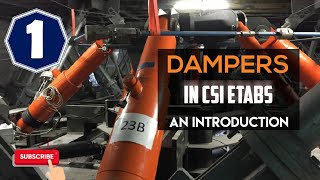 Dampers in etabs  An Introduction [upl. by Roeser148]