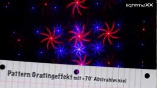 lightmaXX MINI GALAXY PRO II RB Multieffekt Firefly Laser [upl. by Annaes]