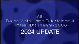 All Buena Vista Home Entertainment Filmreel Bumpers 19992006 2024 UPDATE [upl. by Norb]