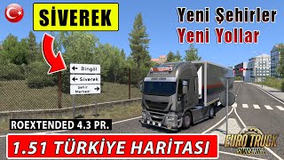 URFA  SİVEREK  DİYARBAKIR  ETS 2  151 TÜRKİYE HARİTASI ÇIKTI  YENİ ŞEHİRLER  YENİ YOLLAR [upl. by Nyssa]