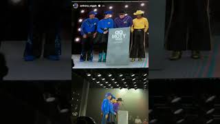 The wiggles presenting the country music award shorts [upl. by Araeic555]