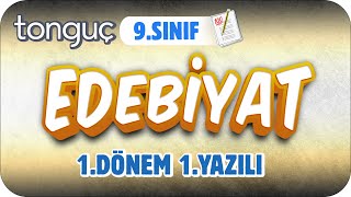 9Sınıf Edebiyat 1Dönem 1Yazılıya Hazırlık 📑 2024 [upl. by Veronika571]