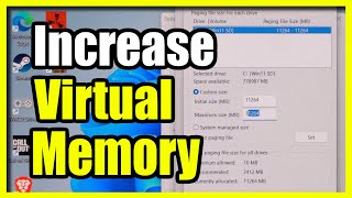 How to increase virtual memory using window 11 on Steam Deck for Better FPS in Games [upl. by Erdnassak416]