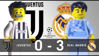 LEGO Juventus 0  3 Real Madrid Champions League 2017  2018 [upl. by Stacia706]