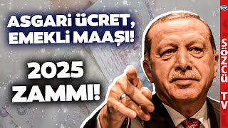 Asgari Ücret ve Emekli Maaşında 2025 Zammı Hesabı Yeni Seviye Ortaya Çıktı En Düşük Aylık [upl. by Soelch]