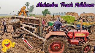 CRAZY quotJohn Deerequot 5038D  Mahindra 475 DI Trolley JCB 3DX in MUD  Tractor videos  Swami Tractors [upl. by Latsyrc]