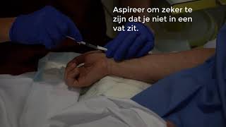 lokale verdoving voor arteriële bloedgas afname [upl. by Yelnik]