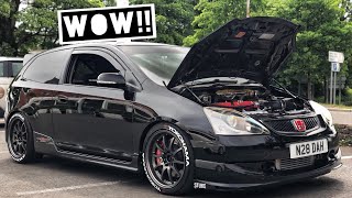 Ridiculous 400bhp TURBO Civic EP3 Type R [upl. by Waki]