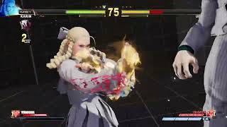 STREET FIGHTER V Karin vs Urien [upl. by Epuladaugairam626]