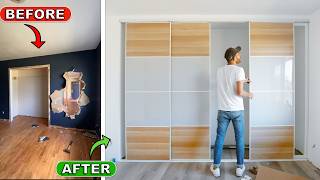 2000 Modern Sliding Closet Door Upgrade  Income Property Renovation [upl. by Ahsoem]