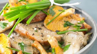 Recette  Roti de porc aux champignons [upl. by Behah]