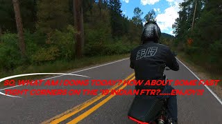 INDIAN MOTORCYCLE FTR 1200 Canyon Run tight technical corners My favorite section of twisties [upl. by Parik]