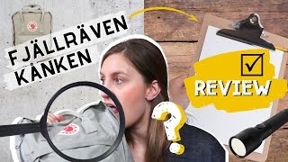 📝🎒 Fjällräven Kånken Backpack REVIEW 5 Senses Test [upl. by Celisse422]