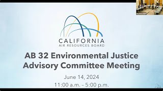 Environmental Justice Advisory Committee Meeting – June 14 2024 [upl. by Garges]