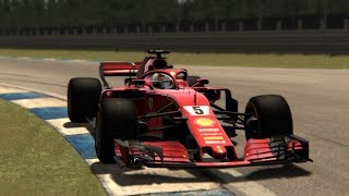 F1 2018  Hockenheim Germany  Hotlap with Ferrari  Assetto Corsa  Download link [upl. by Enyrehtak]