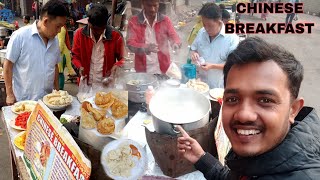 KOLKATA MAIN FAMOUS CHINESE BREAKFAST  Tiretta Bazar  papai da OP [upl. by Charmion]