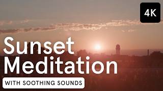 4K sunset viewpoint Berlin  Cozy ambience with music for soothing relaxation [upl. by Laven]