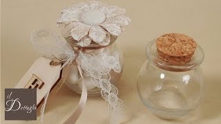 Bomboniera Comunione Cresima Elegante Shabby  Tutorial Il Dettaglio [upl. by Oirobil]