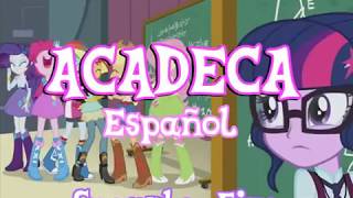 MLP Juegos de La Amistad  ACADECA  Letra en Español [upl. by Man749]