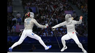 Mention des résultats escrime Jour 8 JO2024 03082024🤺 [upl. by Minne]