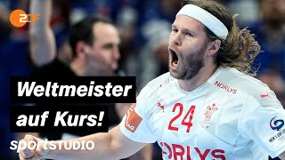 Dänemark – Island Highlights  HandballEM 2022  sportstudio [upl. by Ellenehc]