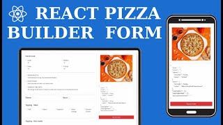 React Formik amp ReactBootstrap  Pizza Builder Form [upl. by Cordelia]