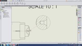 How to use detail view in solidworks [upl. by Leasim]