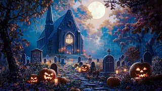 Creepy Halloween Graveyard Ambience 👻🪦 Spooky Instrumental Music for Chilling Halloween Nights 🎃 [upl. by Ara]