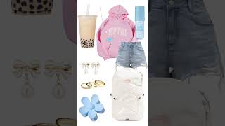 preppy outfits for school fashion outfit preppy aesthetic trend trending shortsfeed shorts [upl. by Sutit681]