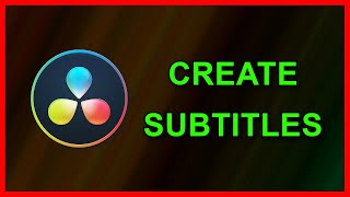 How to add Subtitles to a video in DaVinci Resolve 17 2021 [upl. by Itsim]