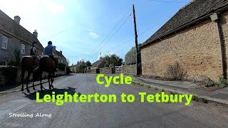 Cycle Leighterton to Tetbury via Sherston amp Malmesbury [upl. by Attezi]