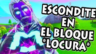 JUGANDO AL ESCONDITE en EL BLOQUE UNA LOCURA FORTNITE PERSONALIZADAS [upl. by Latta388]