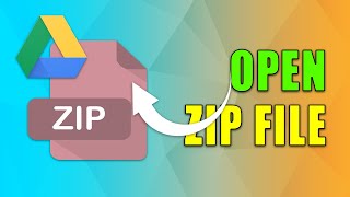 How to Open a Google Drive Zip File on Iphone [upl. by Afnin]