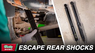 How To Replace the Rear Shocks on a 2008 to 2012 Ford Escape [upl. by Regine864]