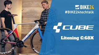 BIKE24 Techtalk  CUBE Litening C68X [upl. by Hsirt]