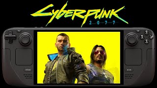 Cyberpunk 2077 Steam Deck FSR 3  Official Update 213 [upl. by Nikaniki866]