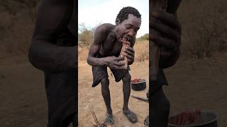 Wow What a delicious BBQ today bushmen makes for Lunch So delicious 😋😋hadzabetribe food [upl. by Bringhurst477]