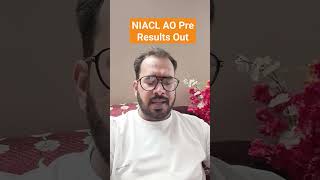 NIACL AO Pre Results Out [upl. by Akimat]