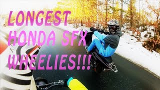 LONGEST SCOOTER WHEELIE ON YOUTUBE [upl. by Glad]