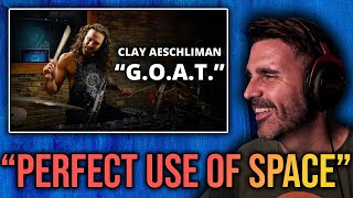 MUSIC DIRECTOR REACTS  Clay Aeschliman  GOAT  Drum Playthrough [upl. by Zashin569]