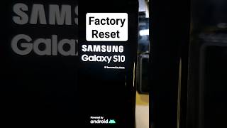 How to Factory Reset Hard Reset Samsung Galaxy S10 [upl. by Werdma]