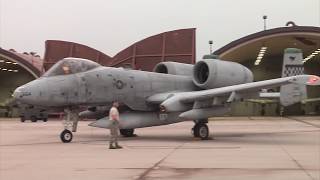 A10 Thunderbolt IIs Launch from Osan Air Base [upl. by Alyehs]