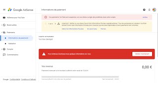 Google Adsense confirmer votre identité 2023 [upl. by Sadler]